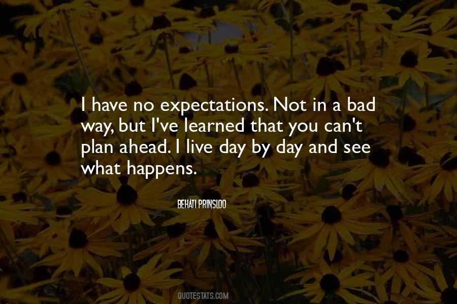 Quotes About Bad Expectations #1636777