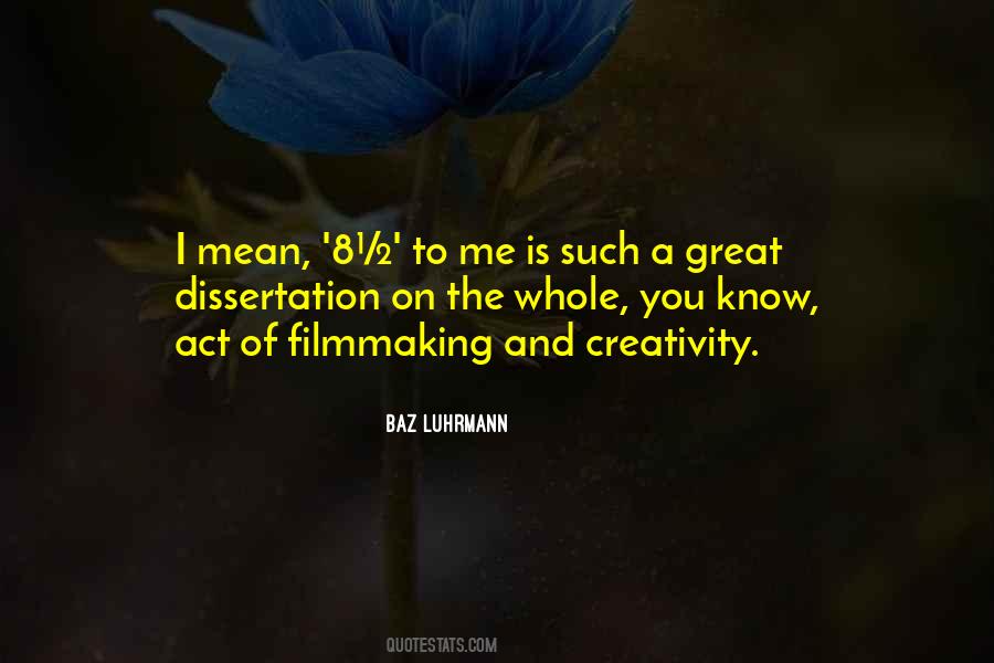 Quotes About Baz Luhrmann #1353083