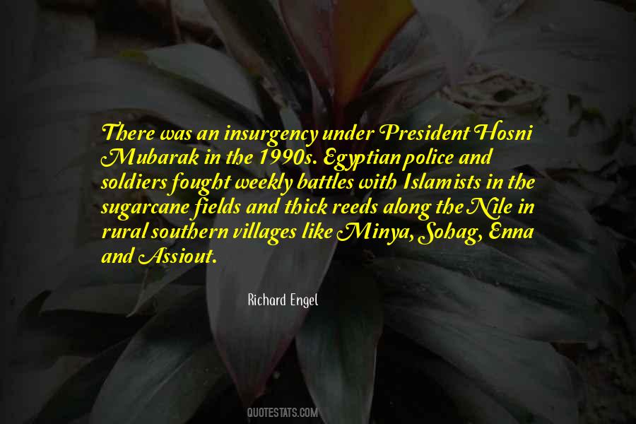 Quotes About Hosni Mubarak #1102783