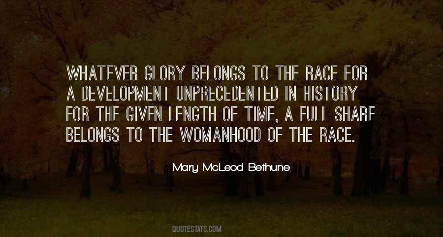 Quotes About Mary Mcleod Bethune #749764