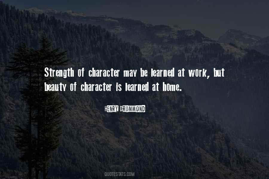 Strength And Character Quotes #97951