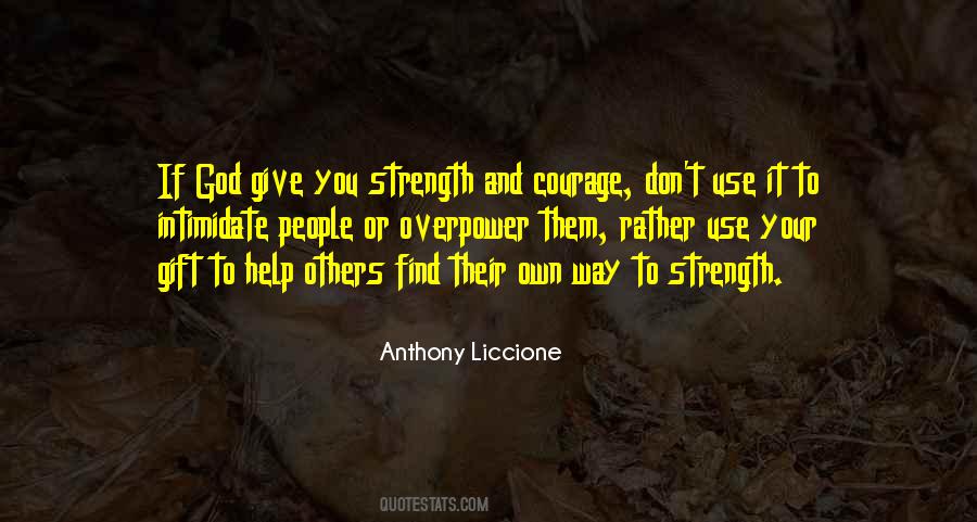 Strength And Support Quotes #724273