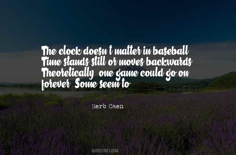 Quotes About Baseball Games #48616