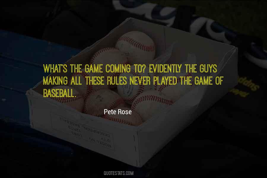 Quotes About Baseball Games #605205