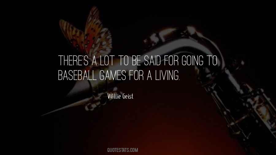 Quotes About Baseball Games #996990