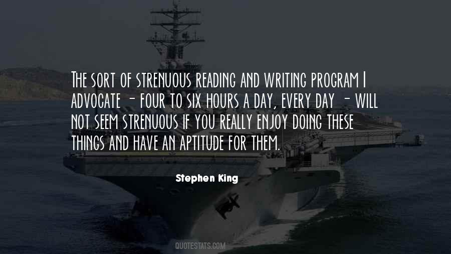 Strenuous Quotes #525209