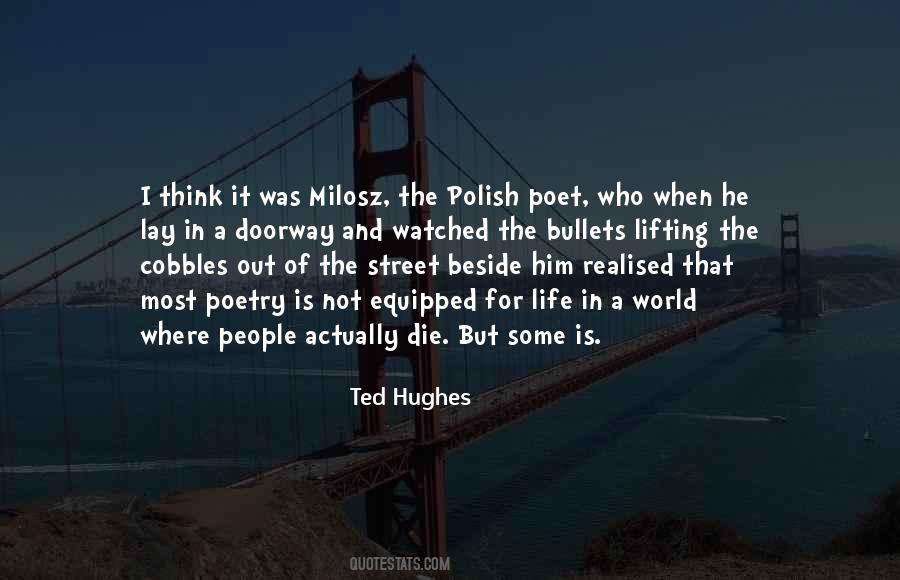 Quotes About Ted Hughes #126712