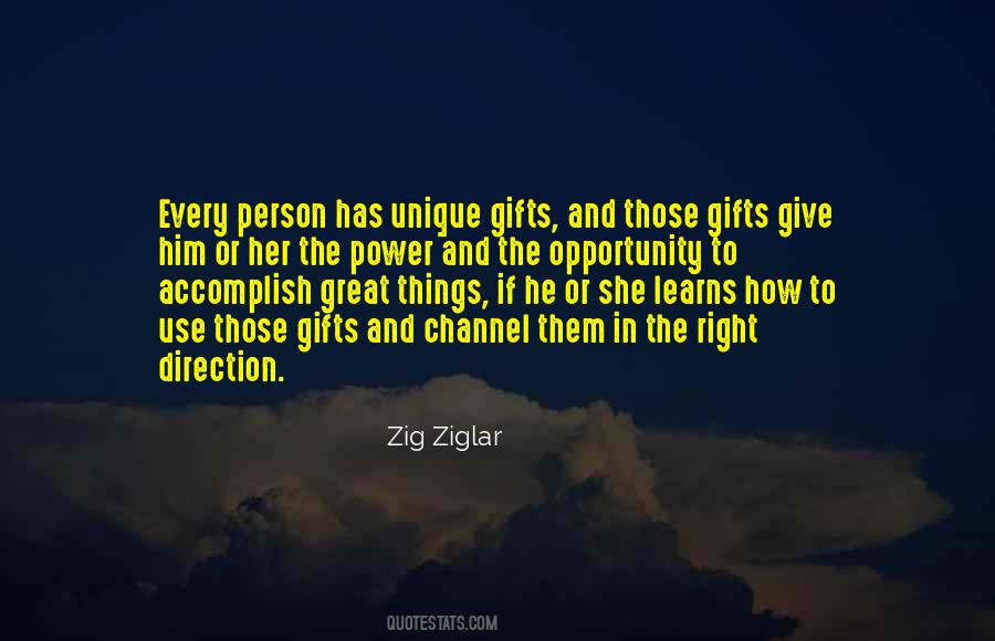 Quotes About Unique Gifts #830223