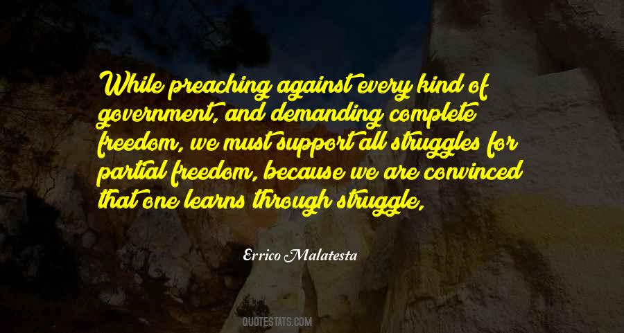 Quotes About Struggle For Freedom #1077728
