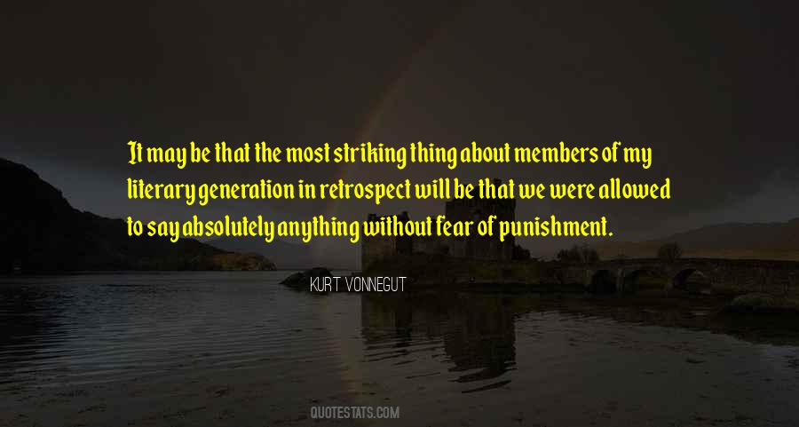 Striking Fear Quotes #1377601