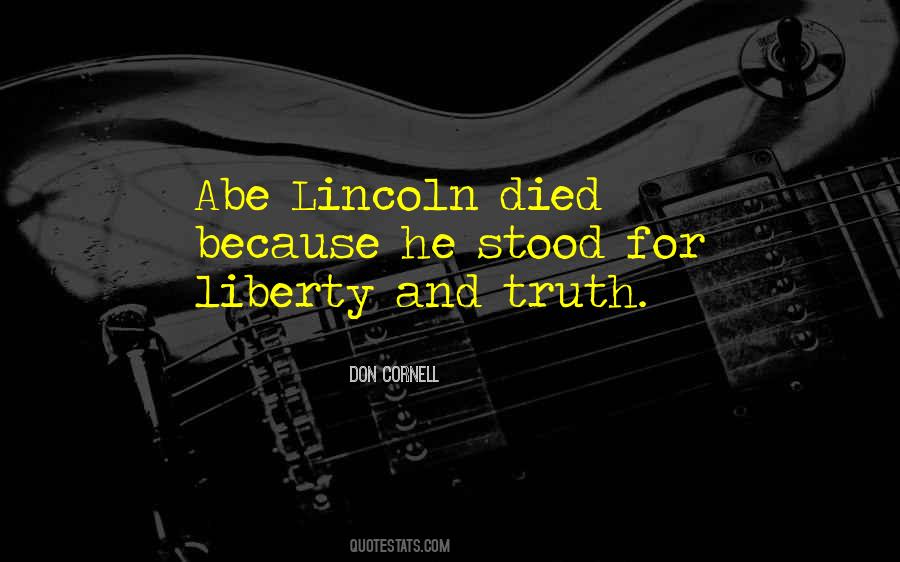 Quotes About Abe #1154579