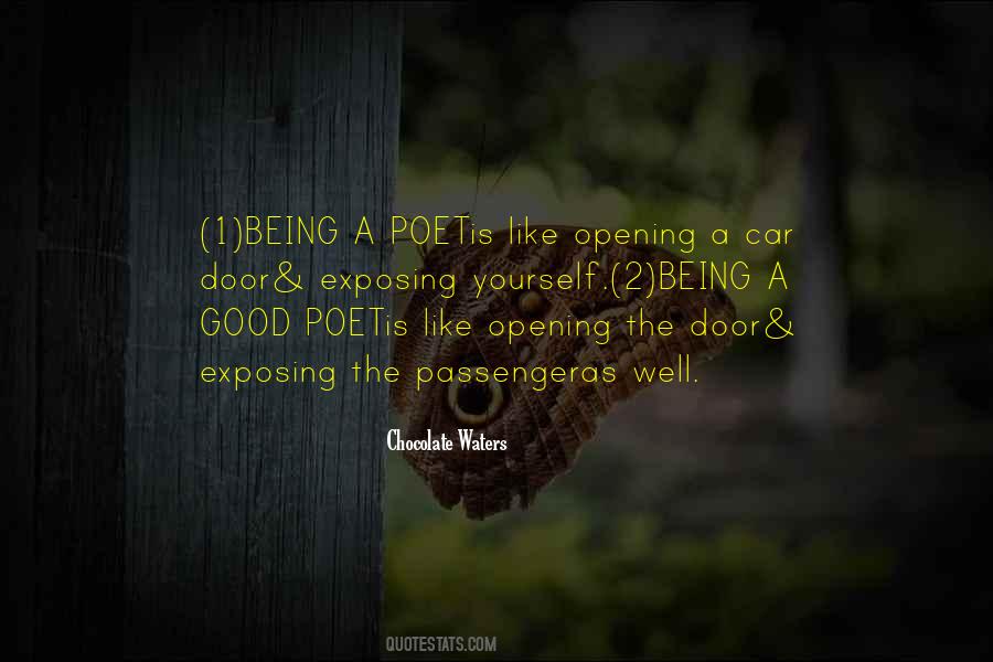 Quotes About Being A Poet #28758