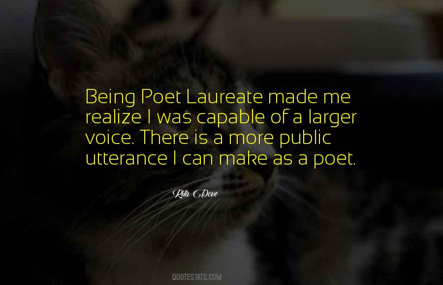 Quotes About Being A Poet #824690