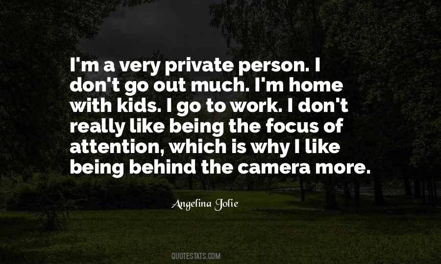 Quotes About Being A Private Person #155312