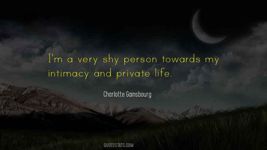 Quotes About Being A Private Person #450137