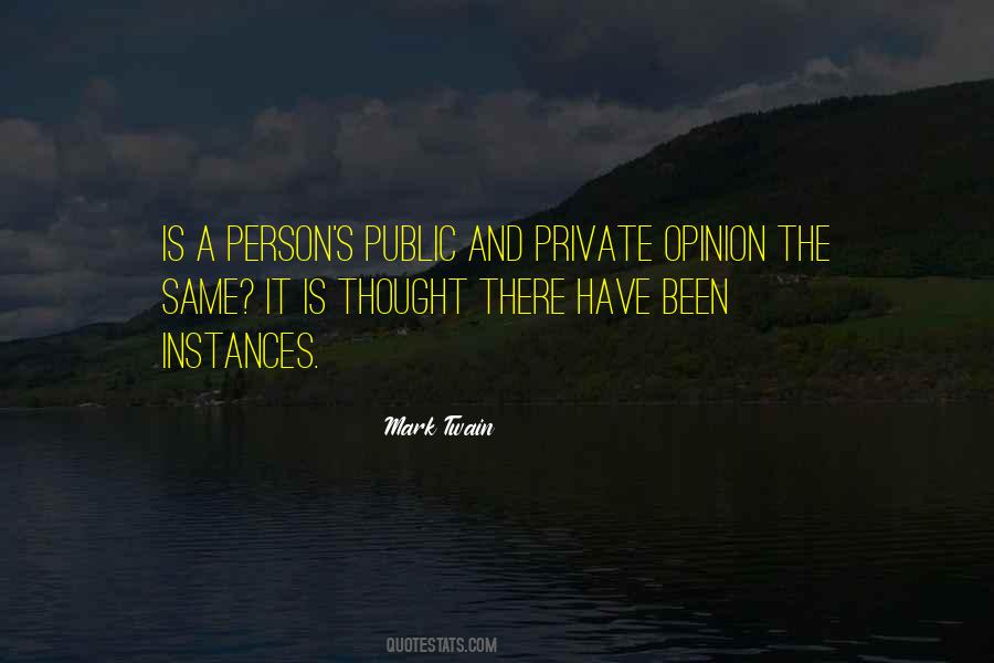 Quotes About Being A Private Person #647127