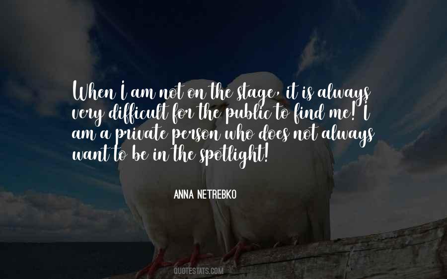 Quotes About Being A Private Person #70622