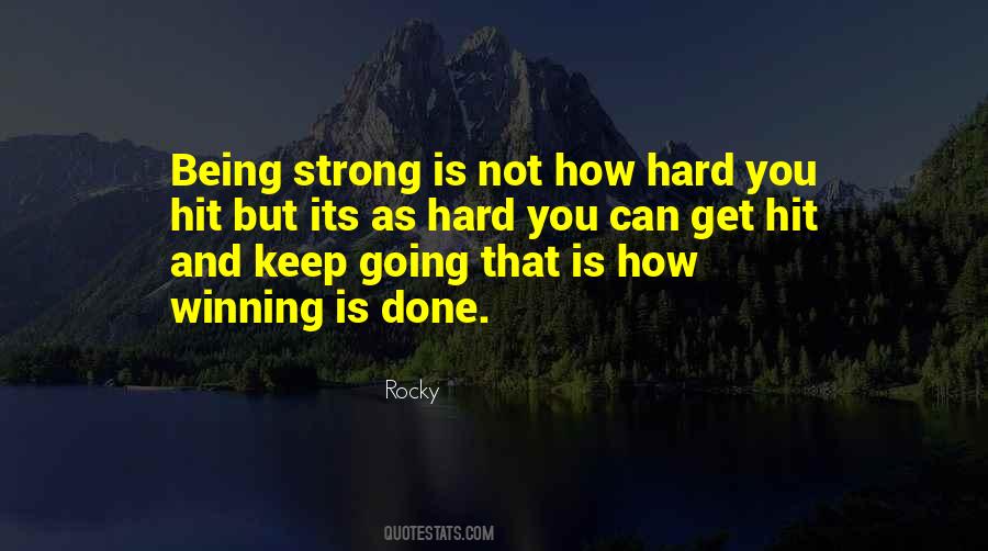 Strong Being Quotes #88138