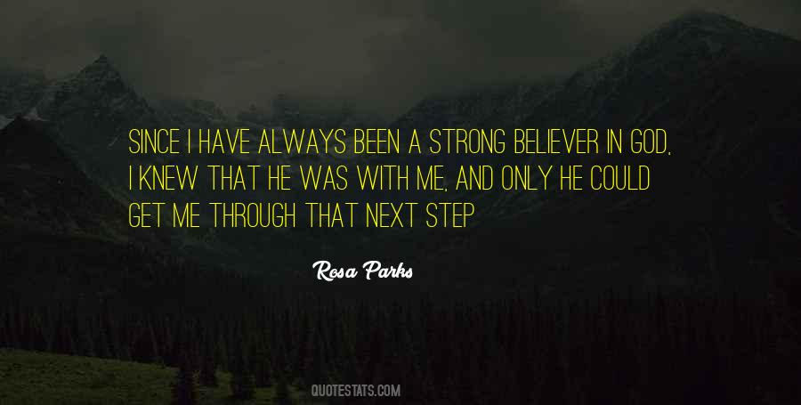 Strong Believer Quotes #1639871