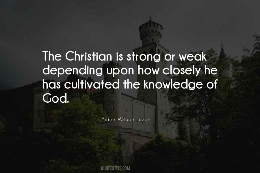 Strong Christian Quotes #1170803