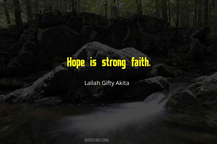Strong Faith In God Quotes #1383816