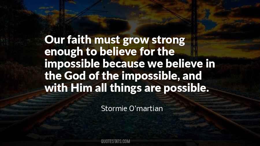 Strong Faith In God Quotes #656287