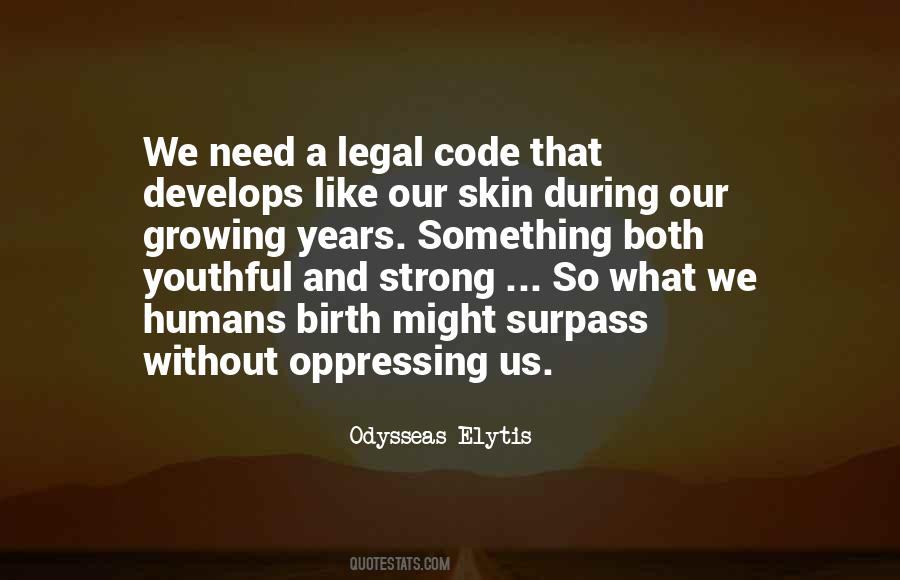 Strong Law Quotes #357687