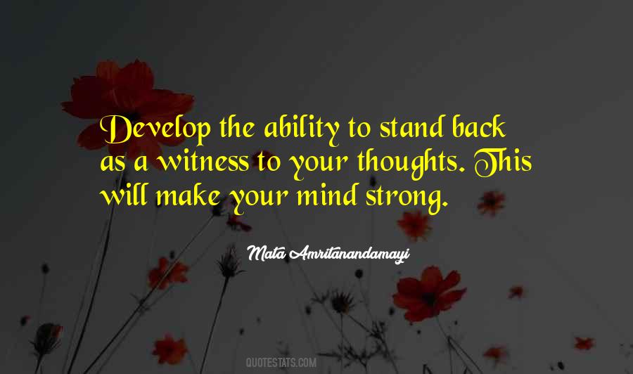 Strong Mind Quotes #322885