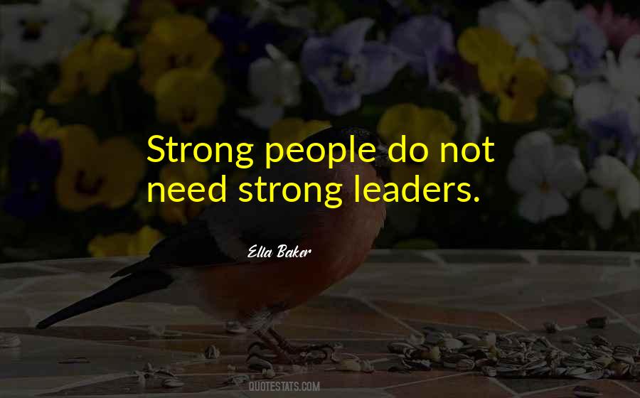 Strong People Quotes #1391924