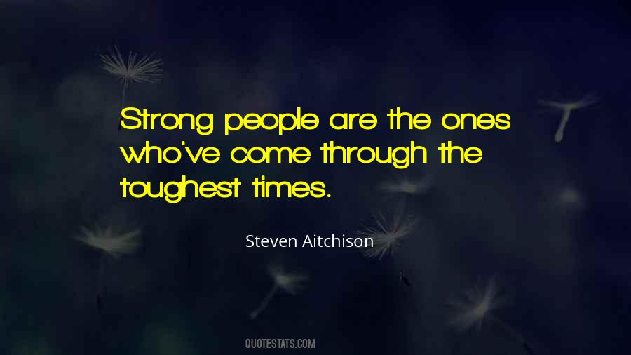 Strong People Quotes #22308