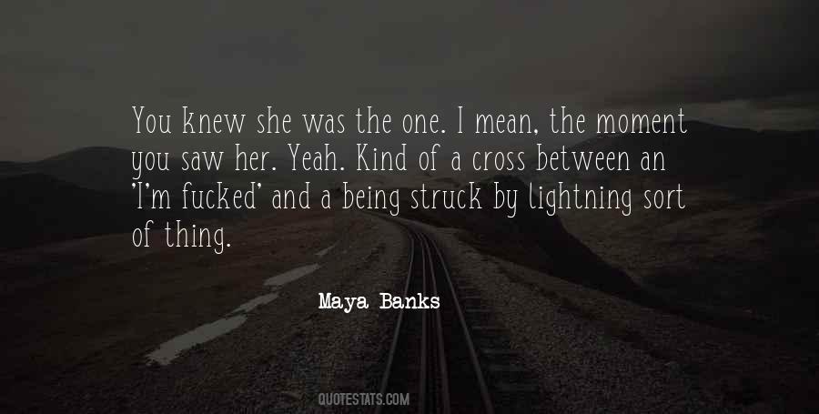 Struck By Lightning Quotes #1485975