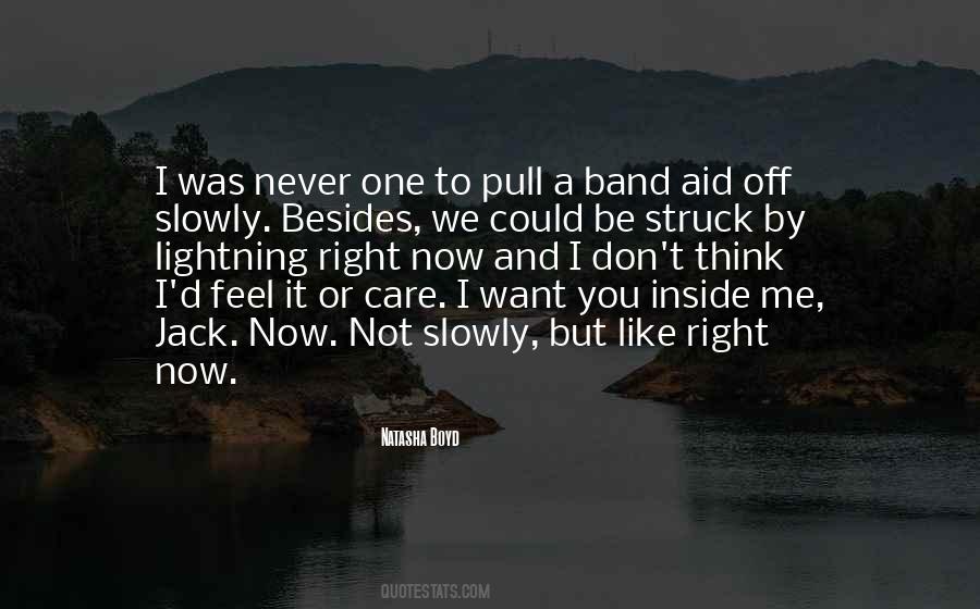 Struck By Lightning Quotes #1834745