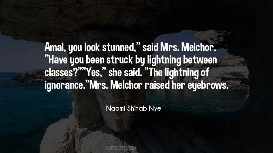 Struck By Lightning Quotes #471023
