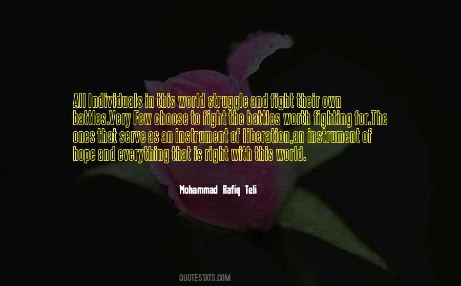 Struggle And Hope Quotes #1166354