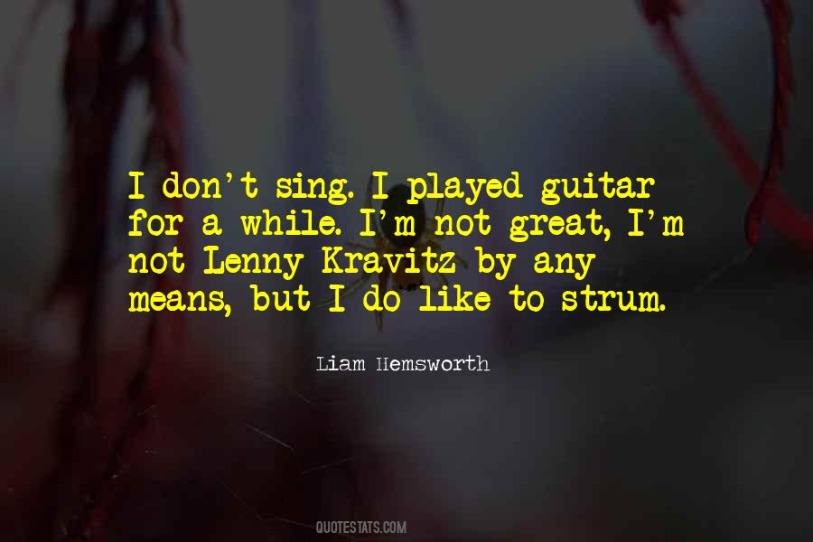 Strum Guitar Quotes #1522467