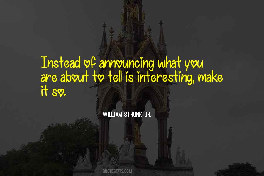 Strunk Quotes #1864707