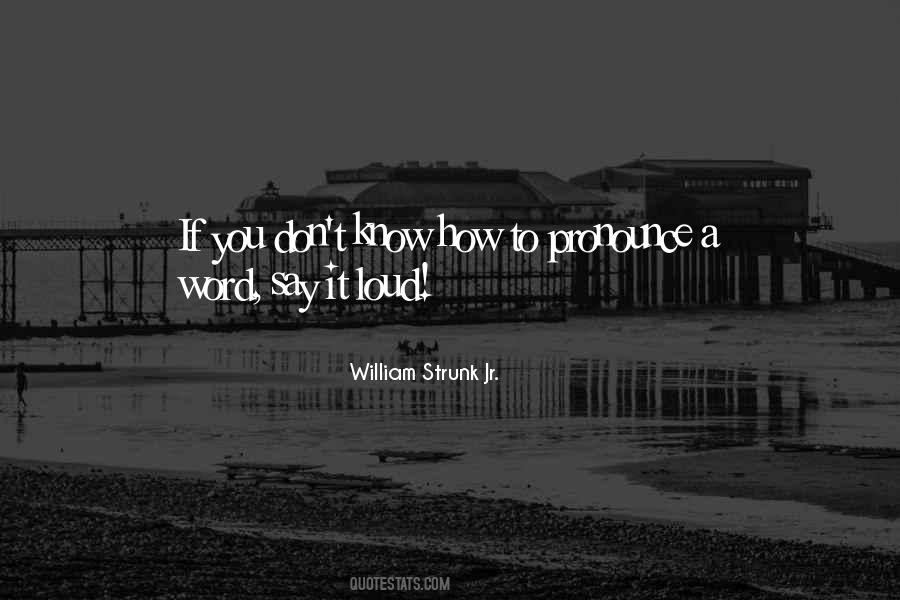 Strunk Quotes #957812