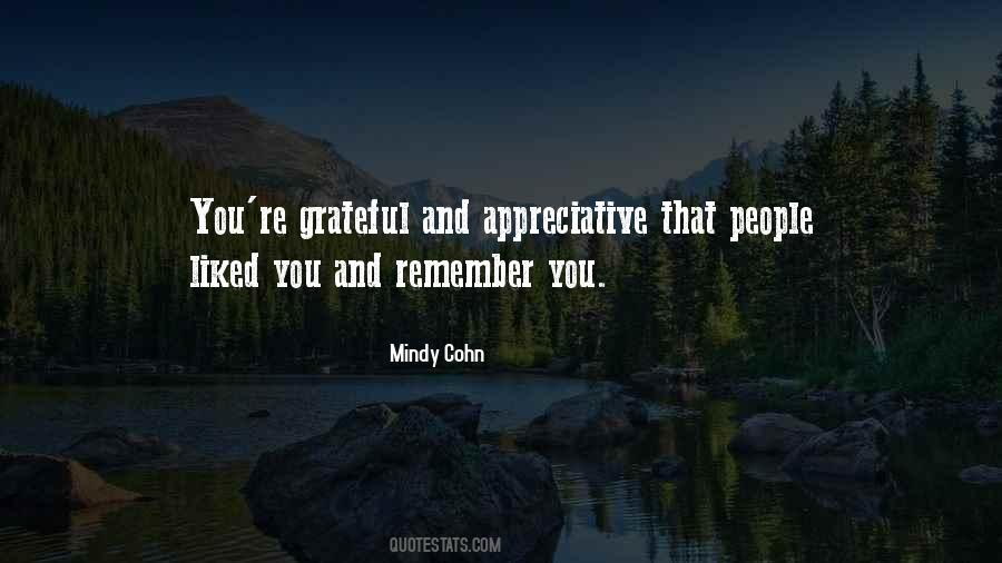 Quotes About Appreciative #647352