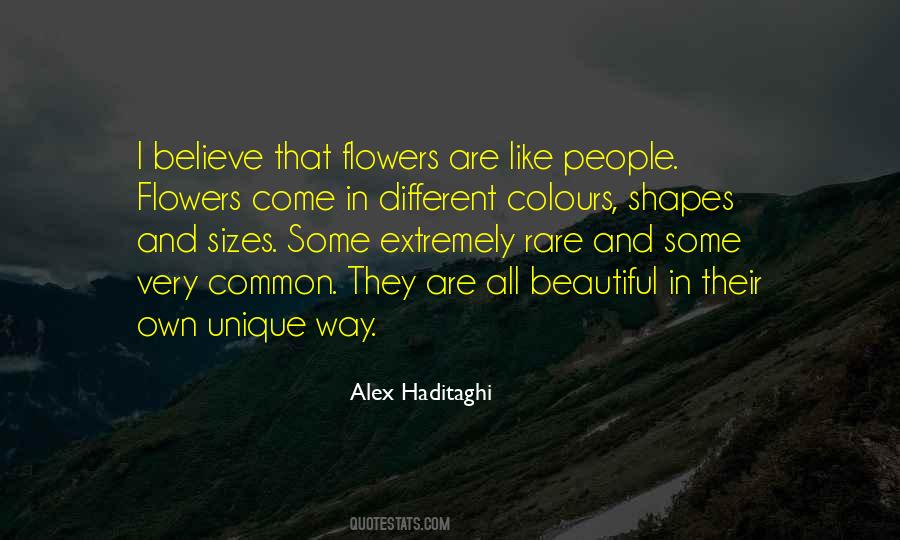 Quotes About Unique Flowers #155870