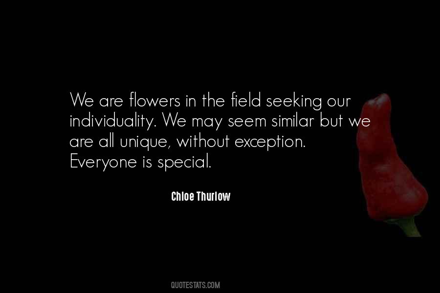 Quotes About Unique Flowers #165623