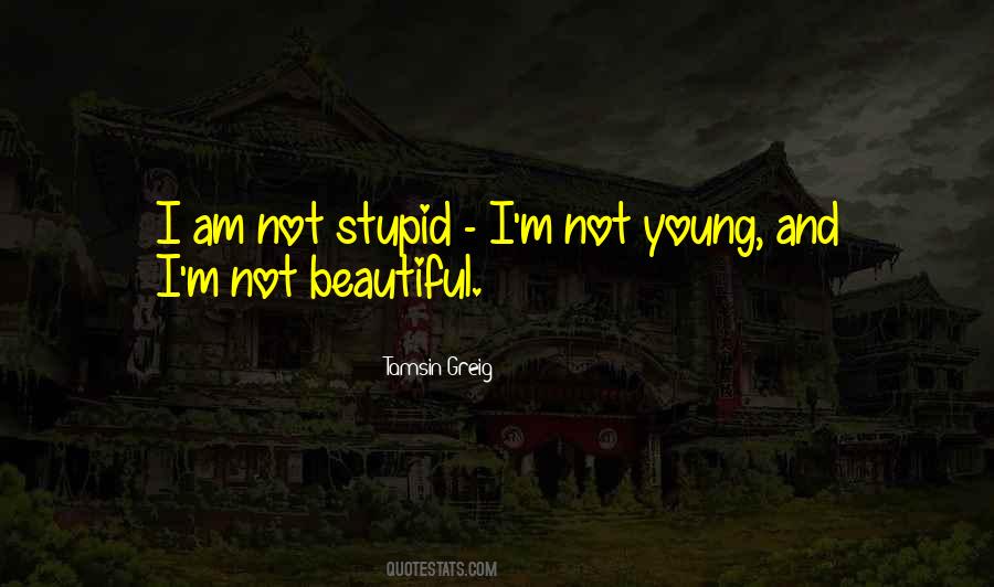 Stupid And Young Quotes #1820021