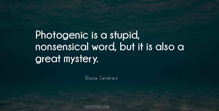 Stupid Nonsensical Quotes #961147