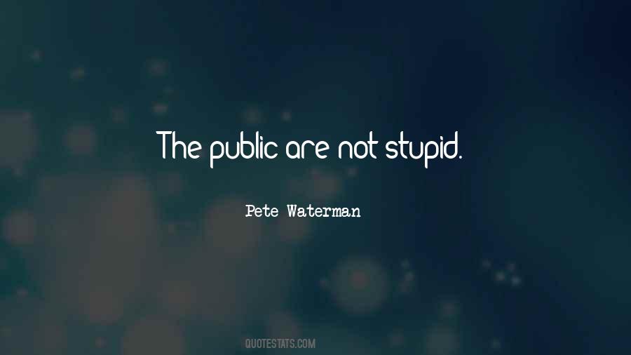 Stupid Public Quotes #690921