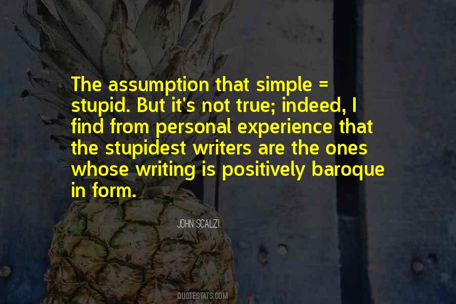 Stupid Simple Quotes #18246