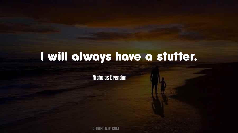 Stutter Quotes #1656843