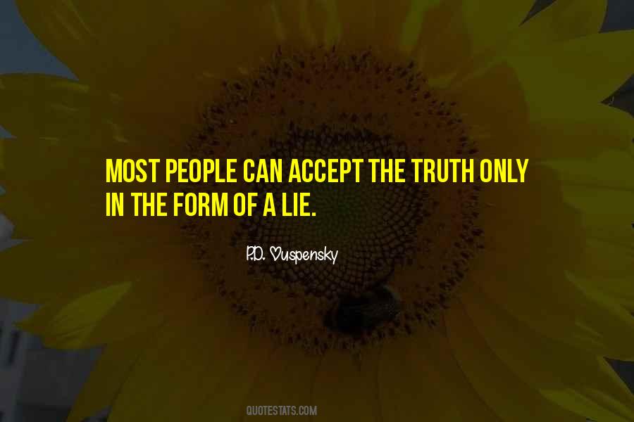 Quotes About Accepting The Truth #1101972