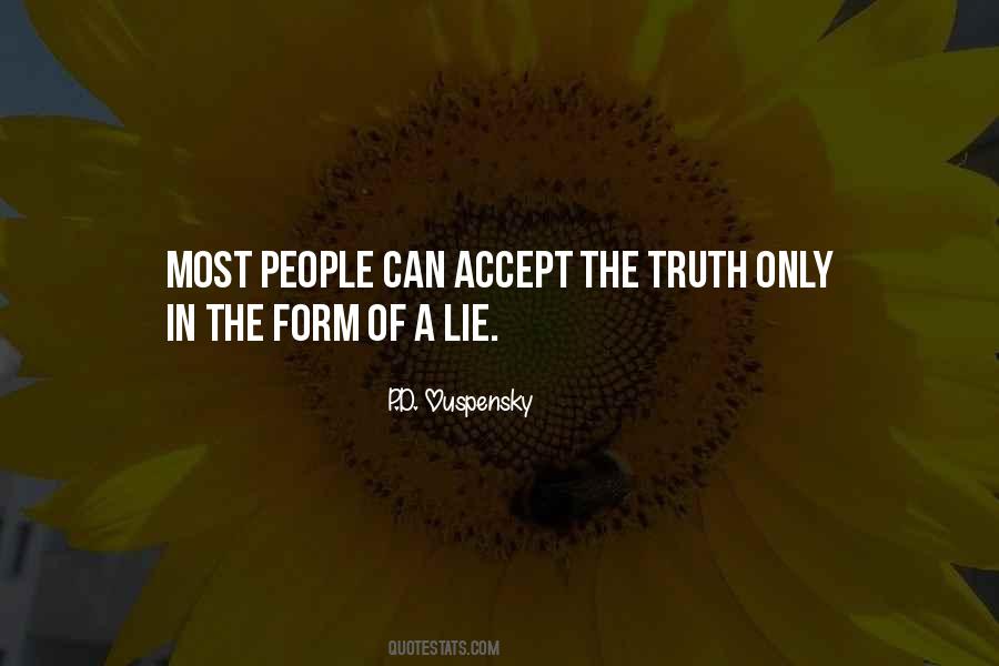 Quotes About Accepting Truth #1101972