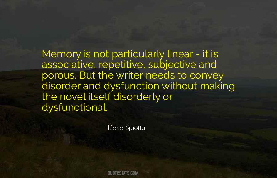 Subjective Memory Quotes #109338