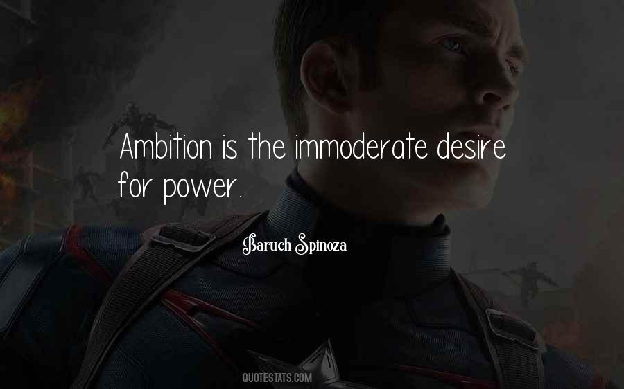 Quotes About Ambition And Power #1245360