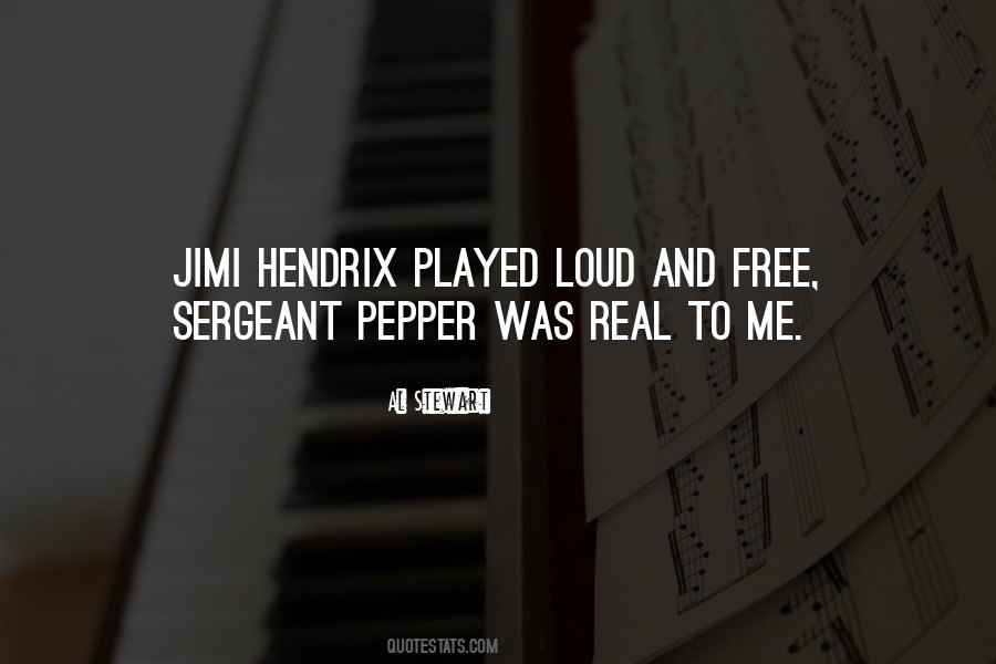 Quotes About Jimi Hendrix #159732